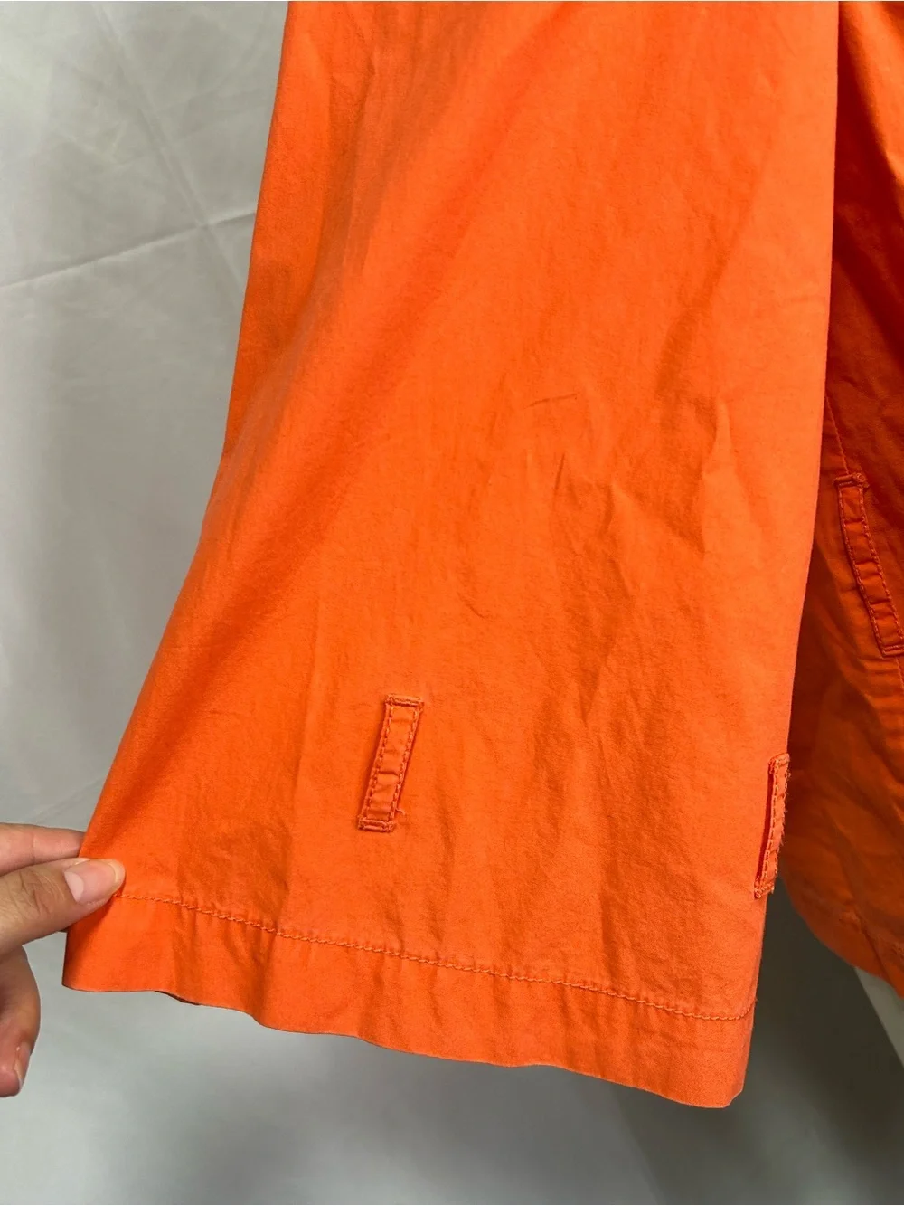 Michael Kors Women’s Orange Double Breasted Trench Jacket Coat XS